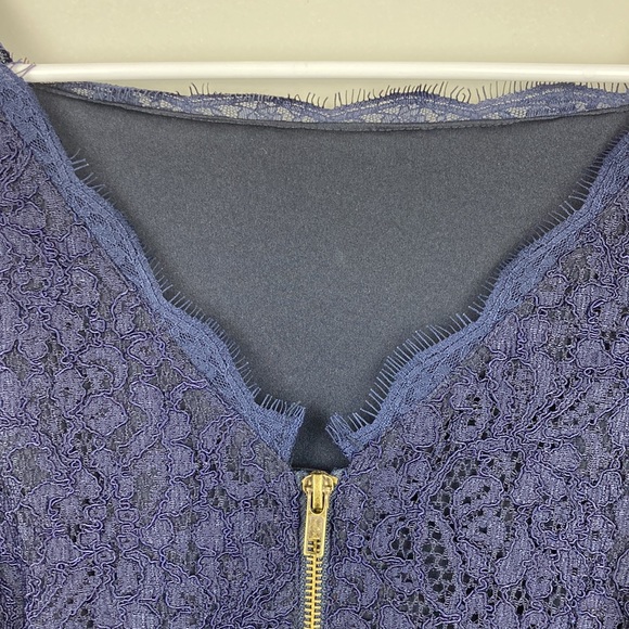 Adrianna Papell Formal Dress with Lace Detail - Picture 4 of 5